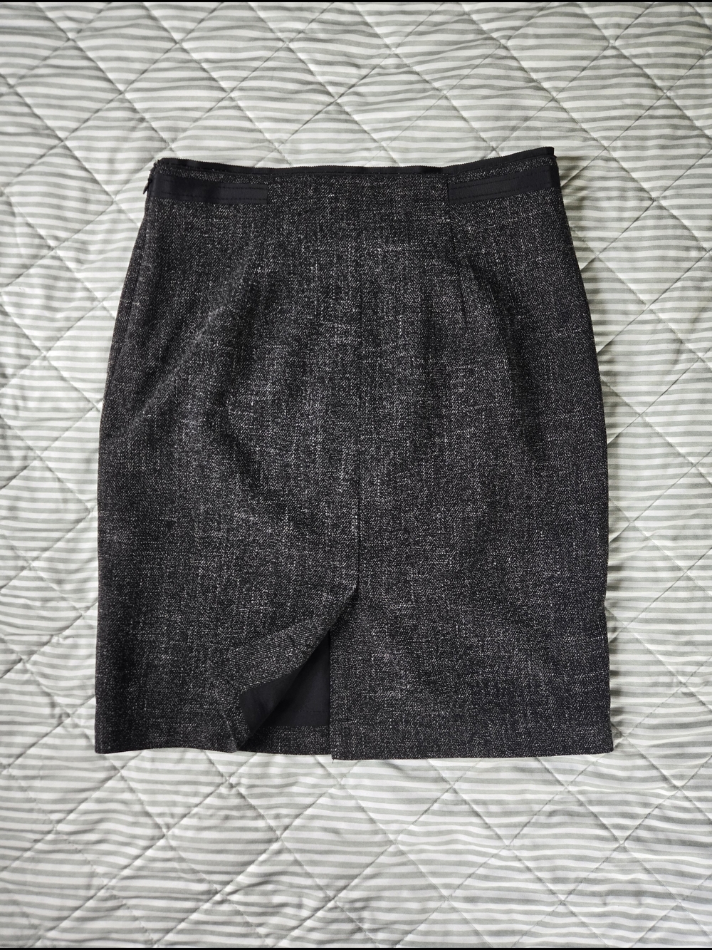 The Limited Charcoal Tweed Pencil Skirt - Picture 4 of 4